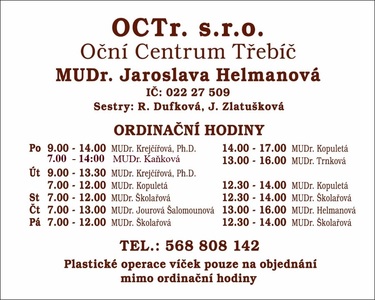 Ordinační hodiny